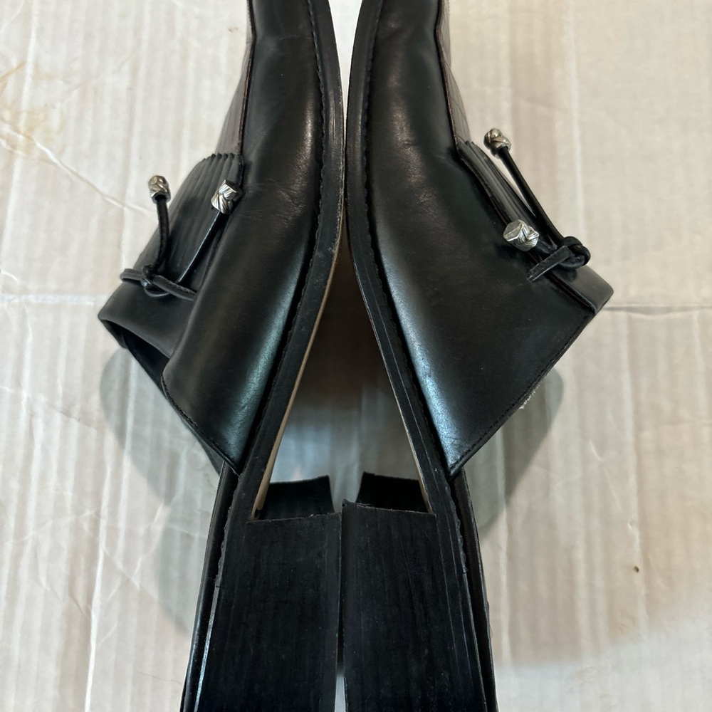 Brighton Darma Tassel Mule Loafer Black & Brown I… - image 4